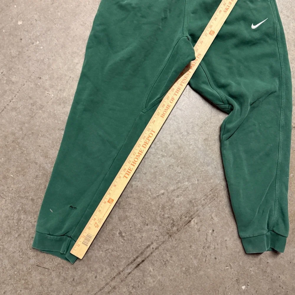 Nike Mens Club Fleece Joggers Forest Green‎ Sweatpants Large Embroidered Swoosh
